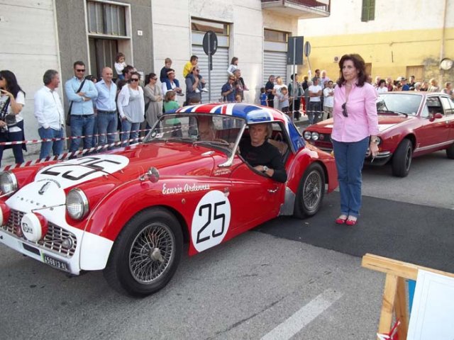 Pezzali su Triumph TR3 A - Candia 2013